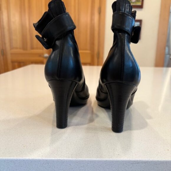 Aquatalia Waterproof Kate Middleton Rouge Royal Leather Boots, Size 9 - Picture 2 of 9